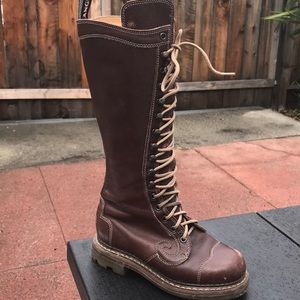 16 eye Angel Fluevog Poland brown